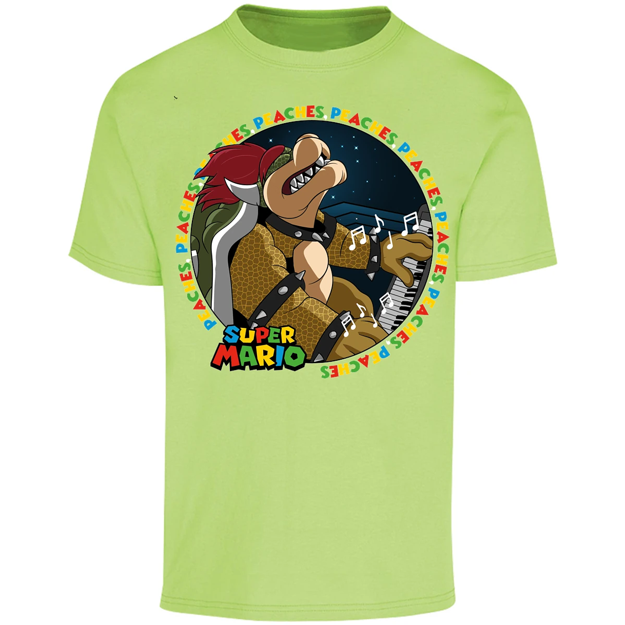 Playera Mario Bros Bowser Peaches para Adulto 27