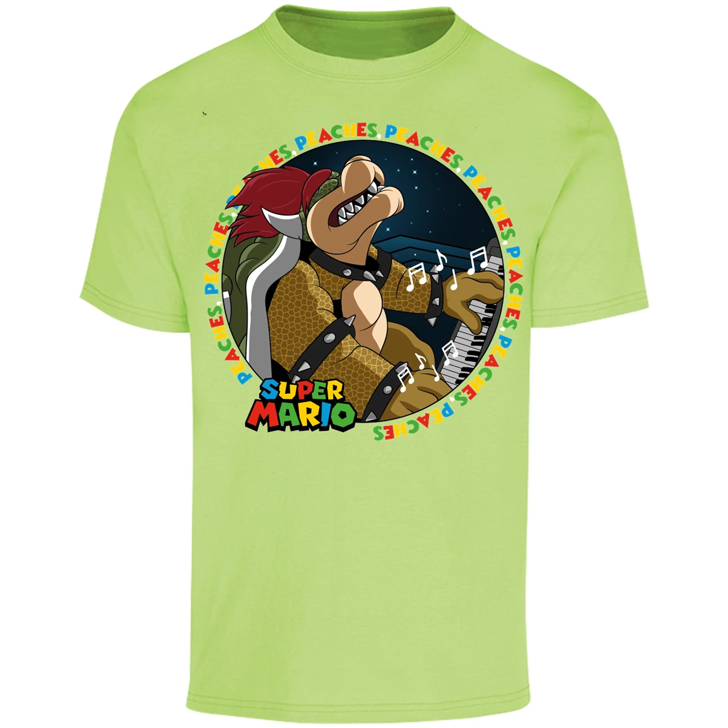 Playera Mario Bros Bowser Peaches para Adulto 27