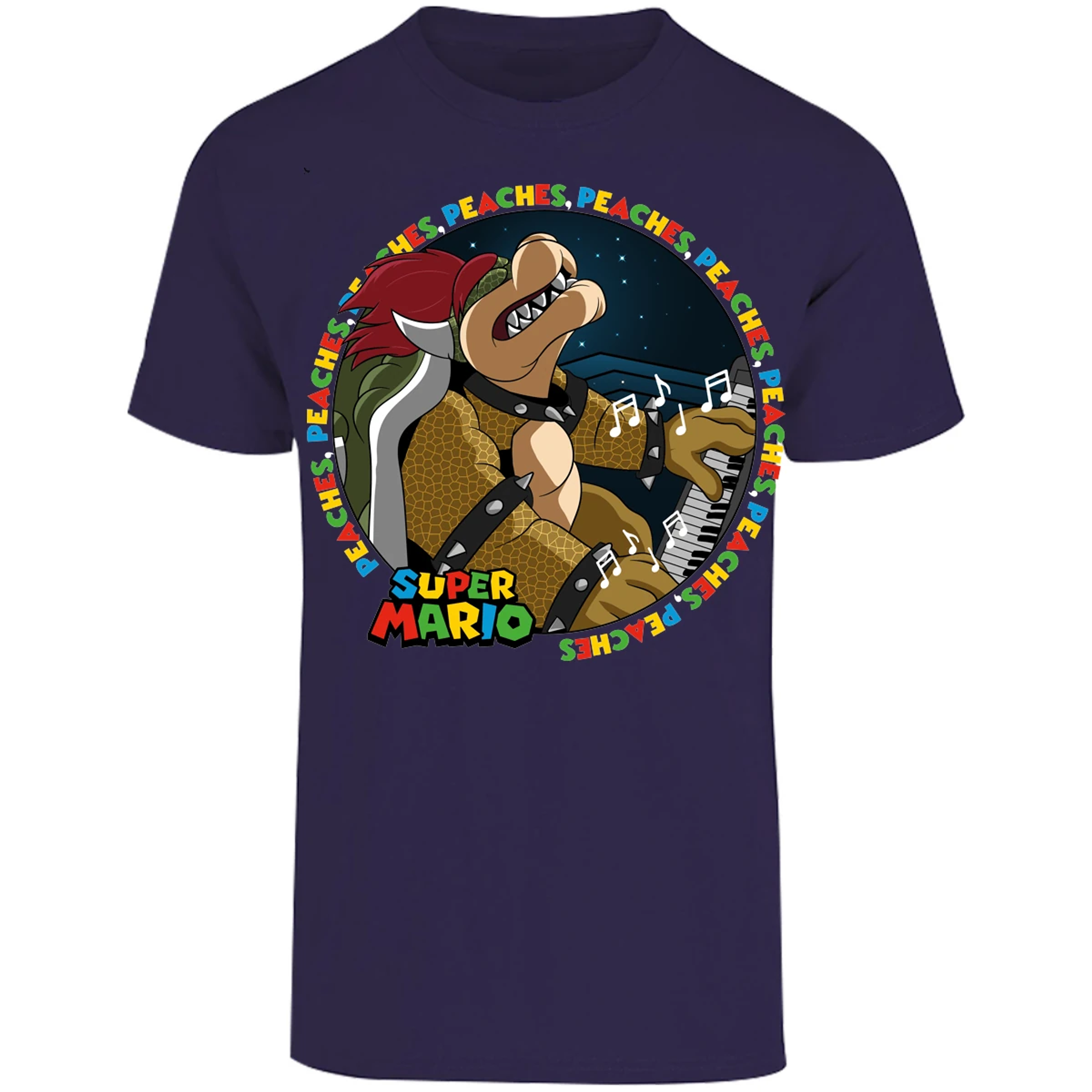 Playera Mario Bros Bowser Peaches para Adulto 28