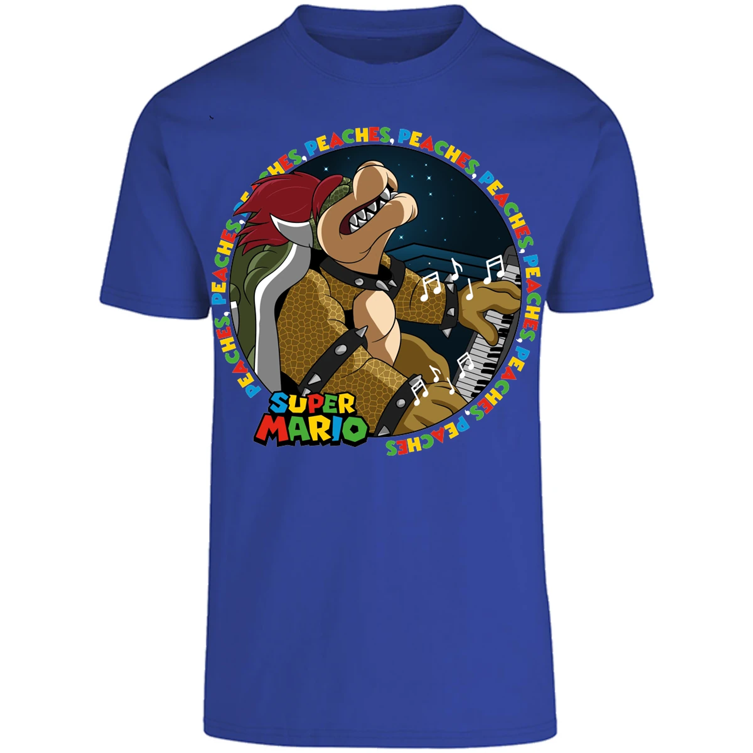 Playera Mario Bros Bowser Peaches para Adulto 30