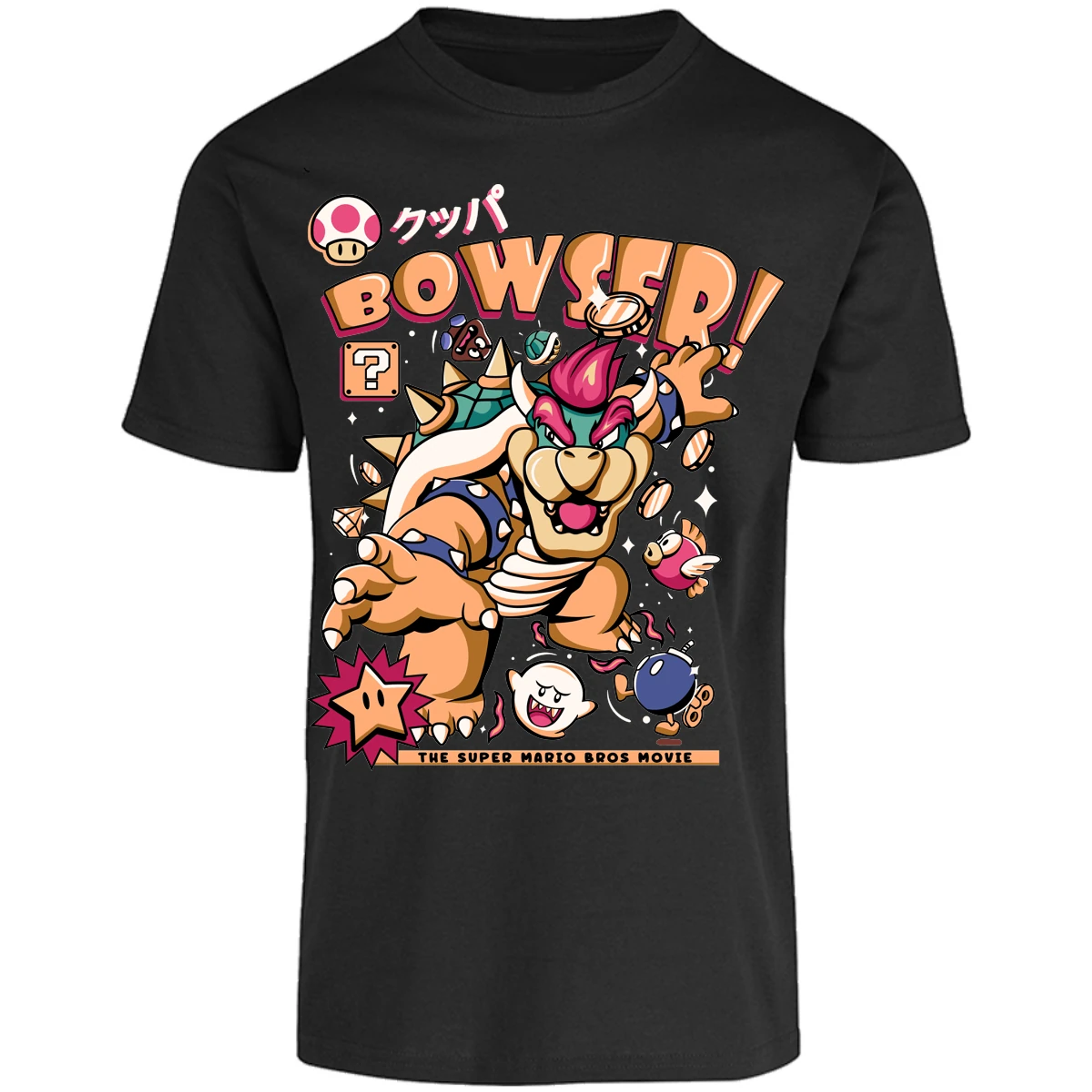 Playera Mario Bros Bowser Tee para Adulto 8