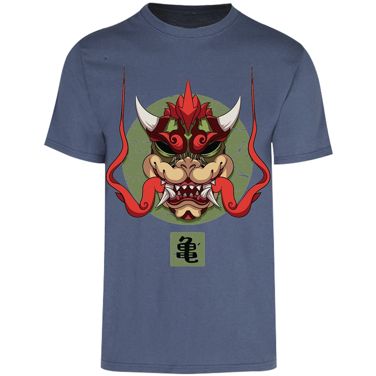 Playera Mario Bros Bowser Samurai para Adulto 7