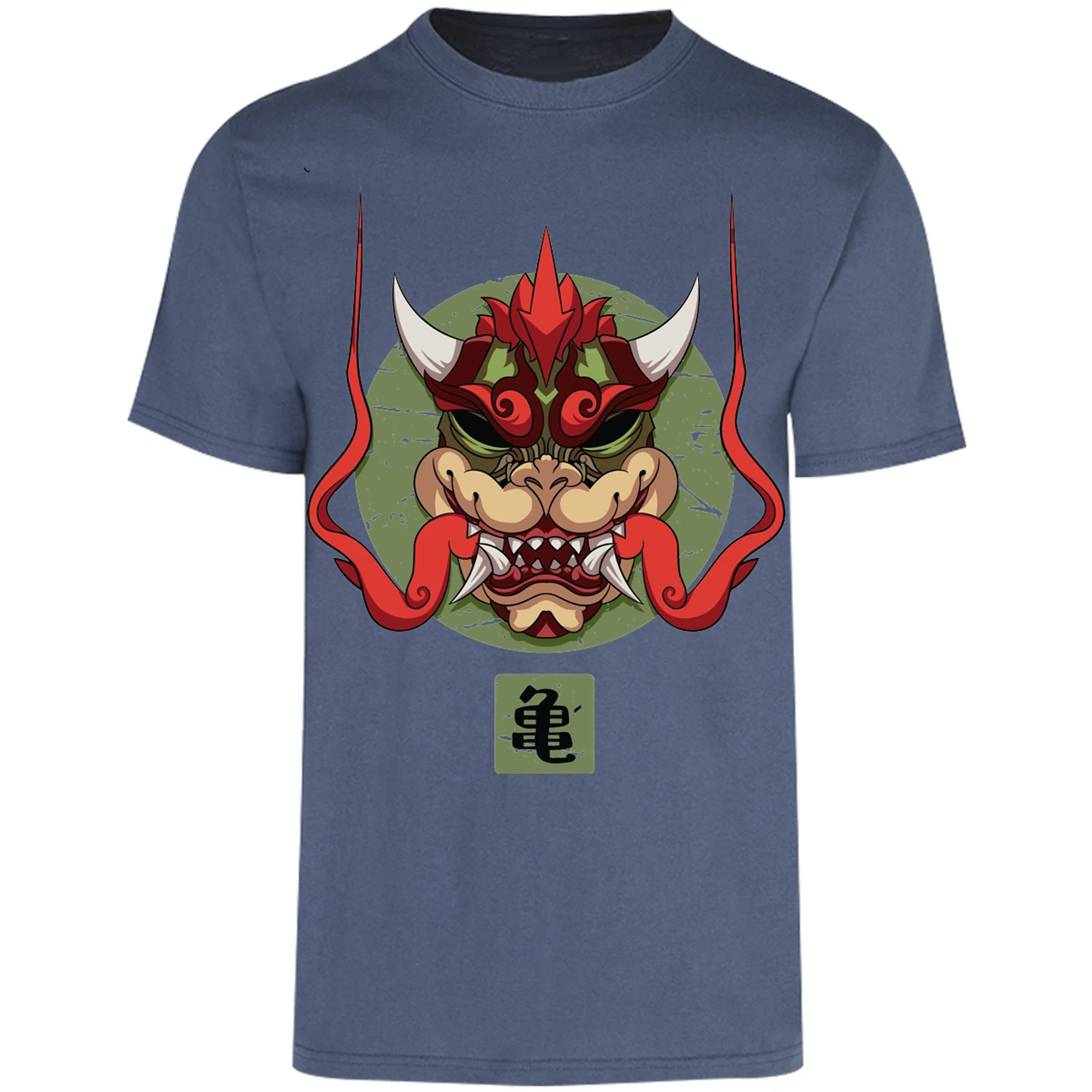 Playera Mario Bros Bowser Samurai para Adulto 7