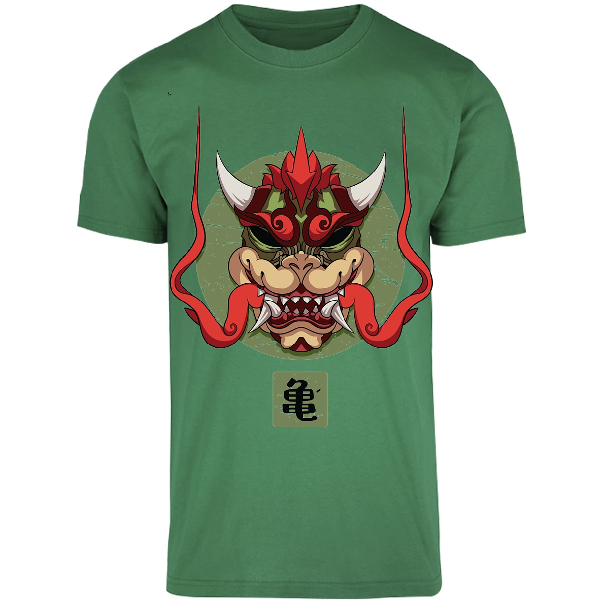 Playera Mario Bros Bowser Samurai para Adulto 12