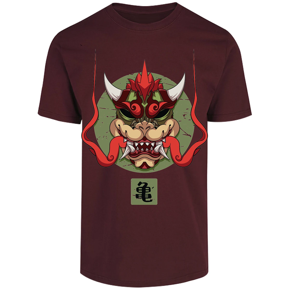 Playera Mario Bros Bowser Samurai para Adulto 16