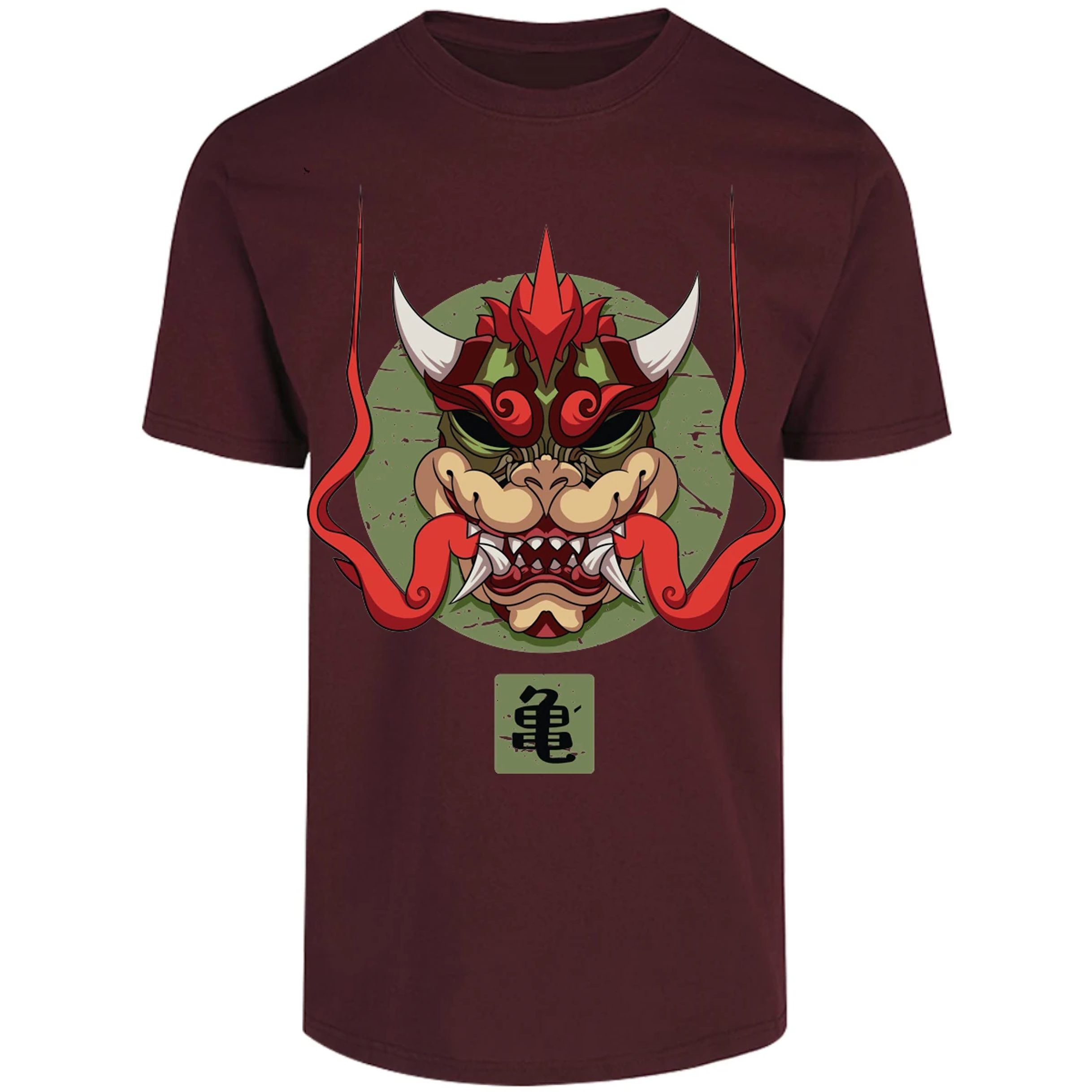 Playera Mario Bros Bowser Samurai para Adulto 16
