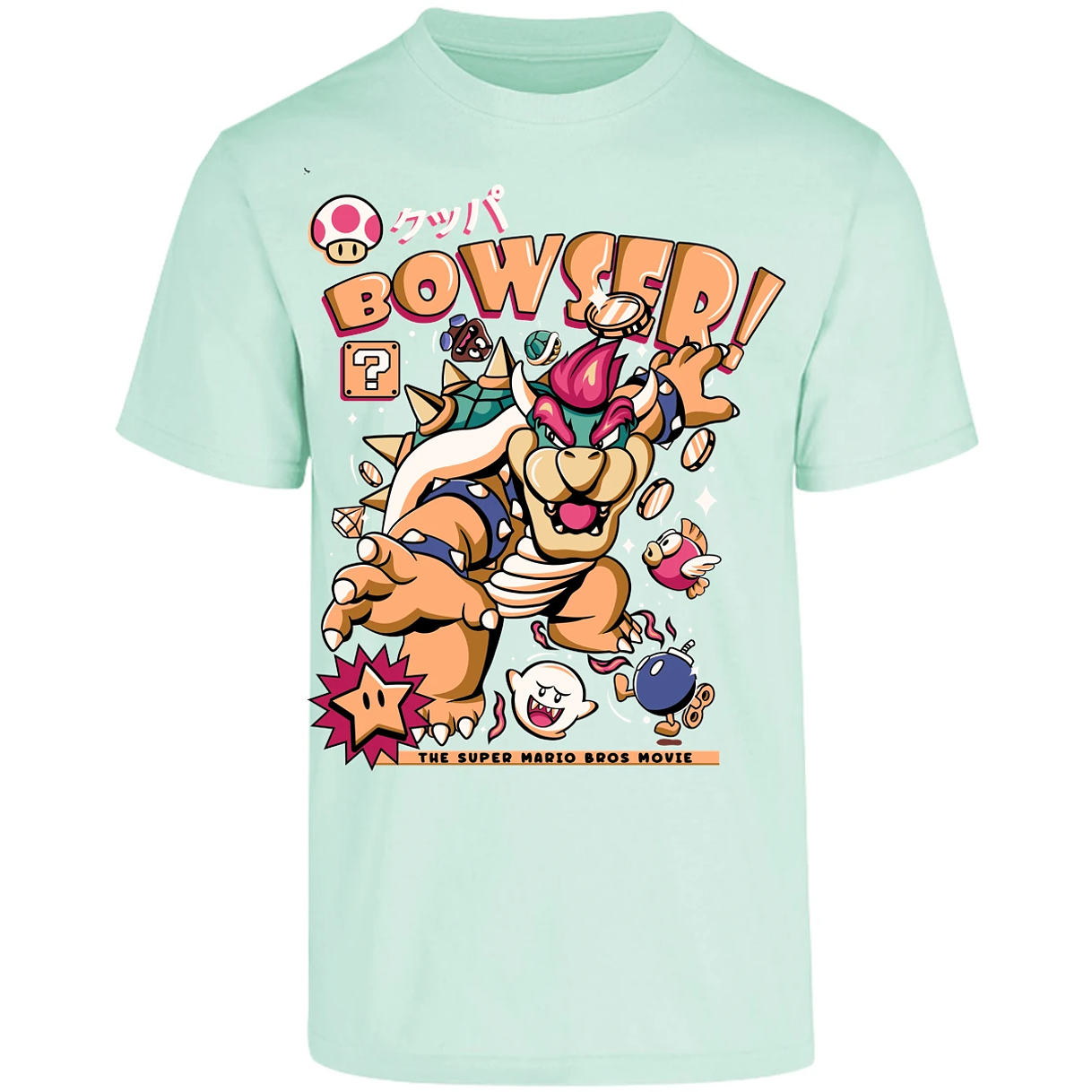 Playera Mario Bros Bowser Tee para Adulto 4