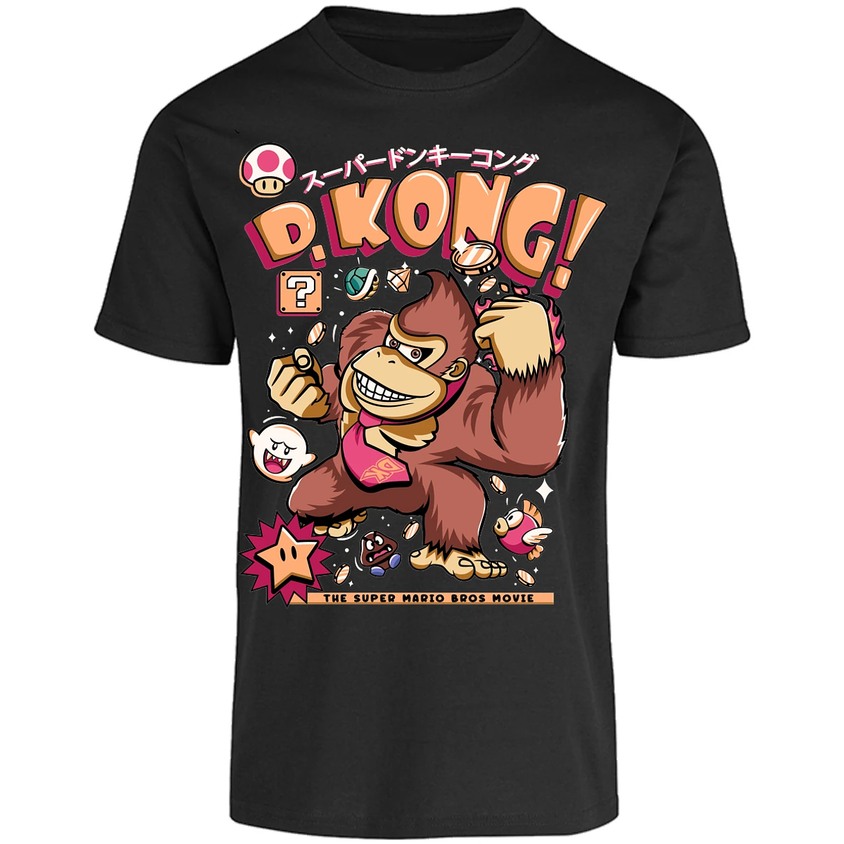 Playera Mario Bros Donkey Kong Tee para Adulto 30