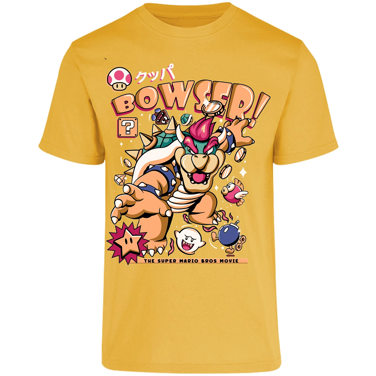 Playera Mario Bros Bowser Tee para Adulto 3