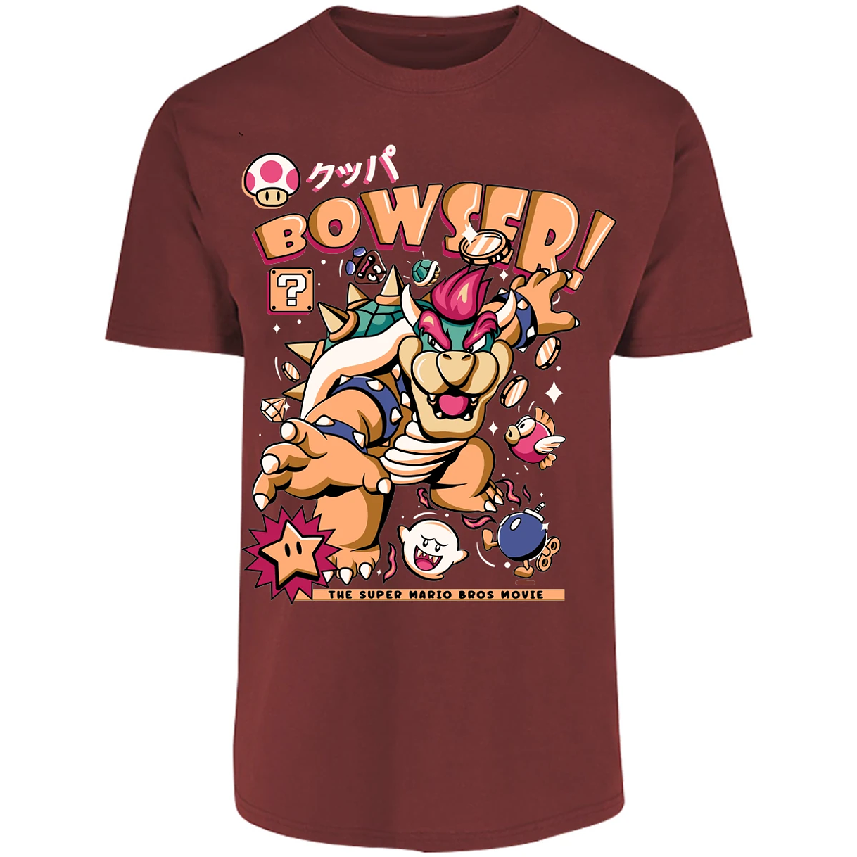 Playera Mario Bros Bowser Tee para Adulto 5