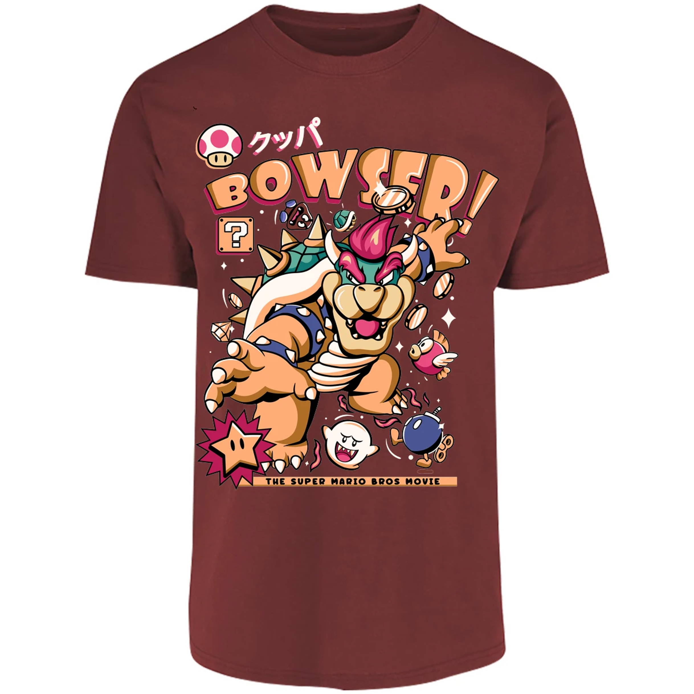 Playera Mario Bros Bowser Tee para Adulto 5