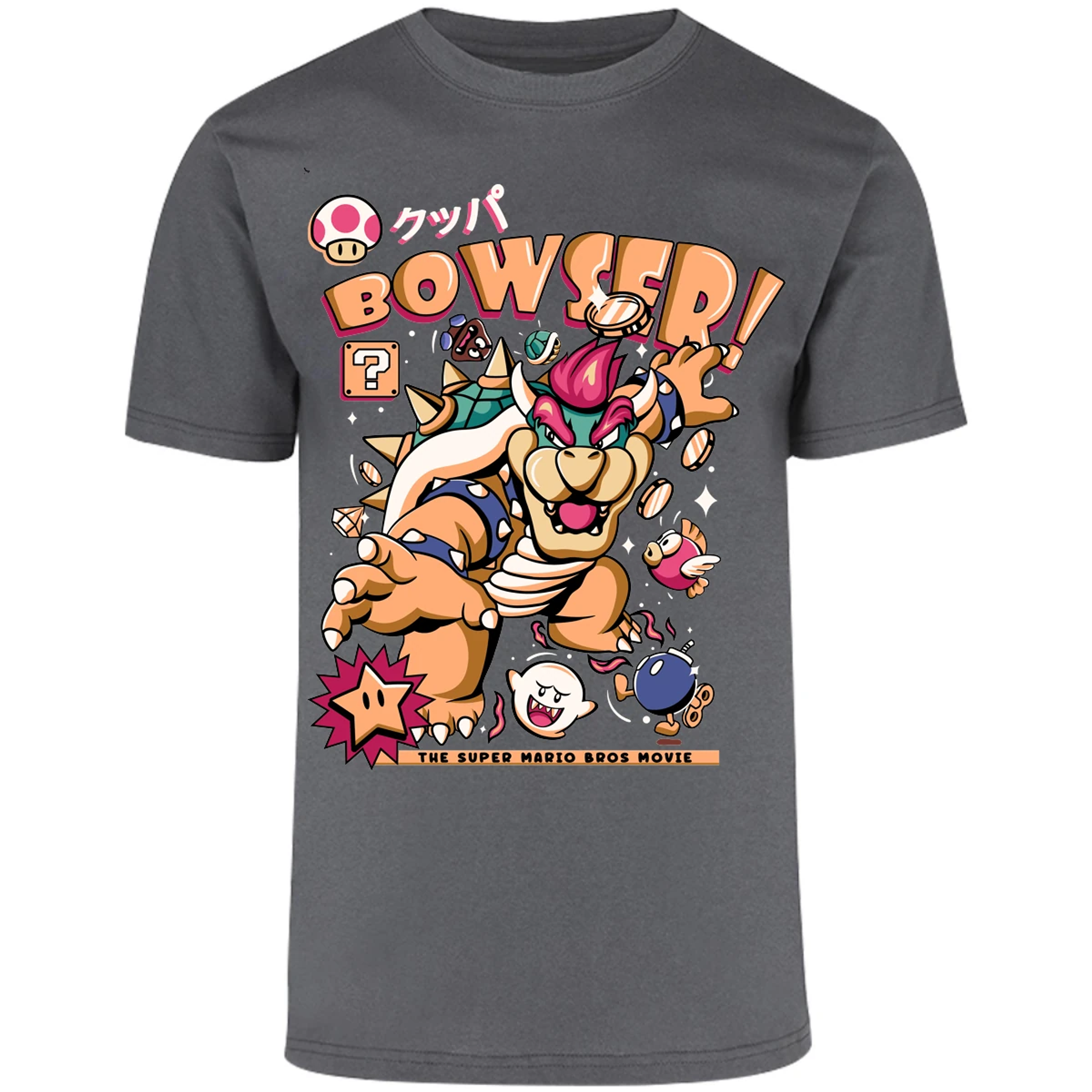 Playera Mario Bros Bowser Tee para Adulto 9