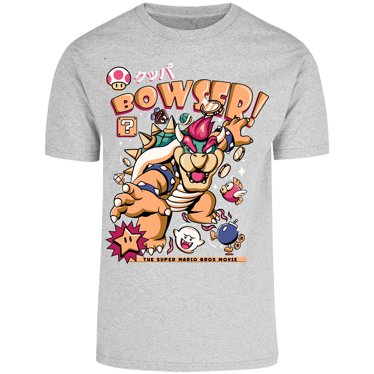 Playera Mario Bros Bowser Tee para Adulto 10