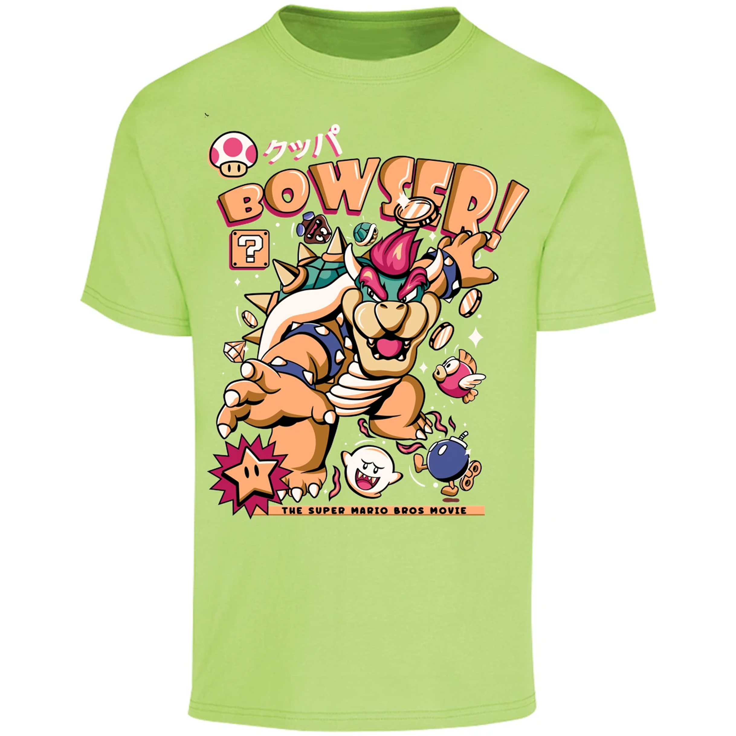 Playera Mario Bros Bowser Tee para Adulto 12