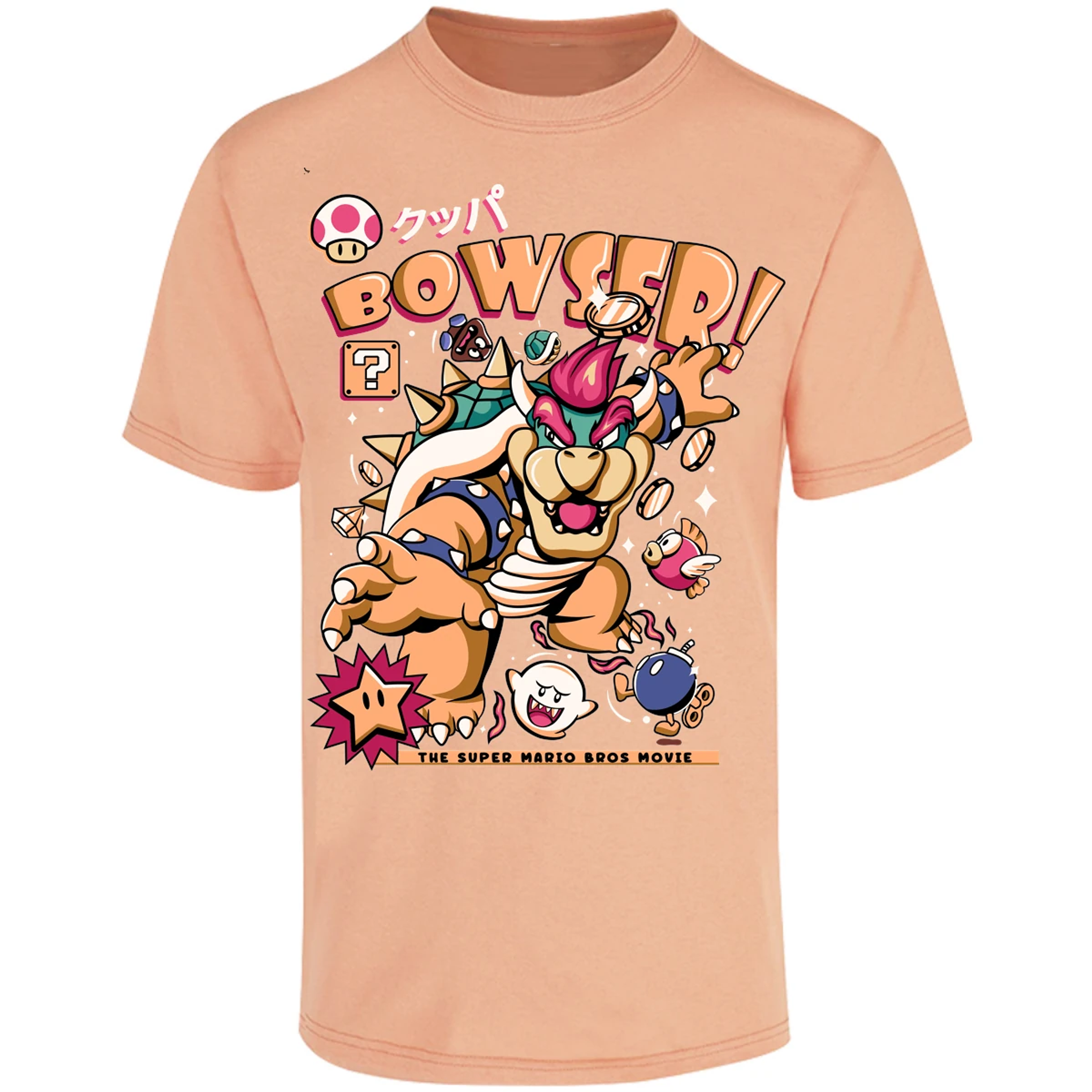 Playera Mario Bros Bowser Tee para Adulto 13
