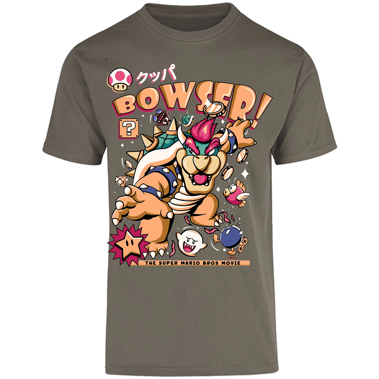Playera Mario Bros Bowser Tee para Adulto 14