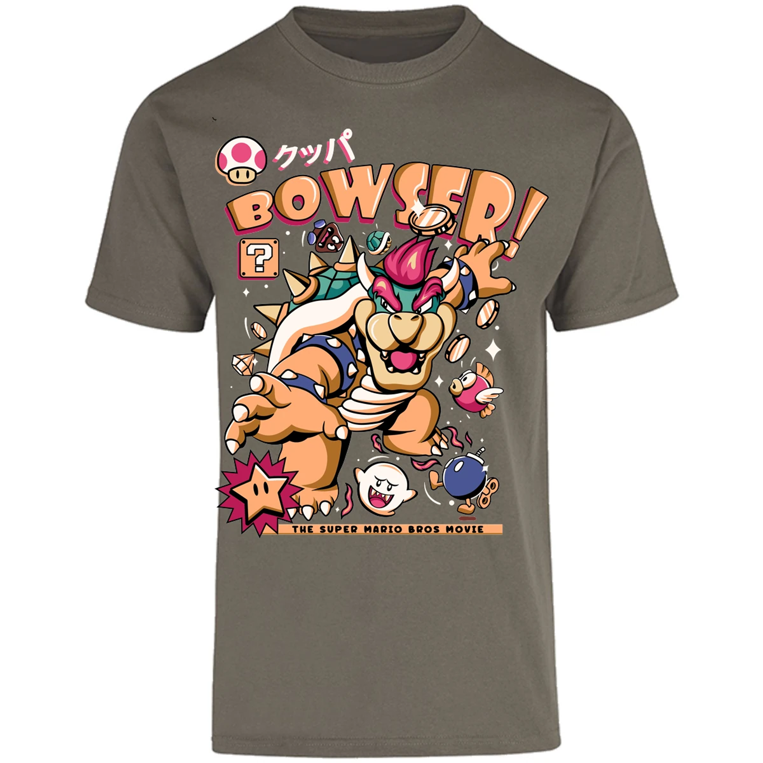Playera Mario Bros Bowser Tee para Adulto 14