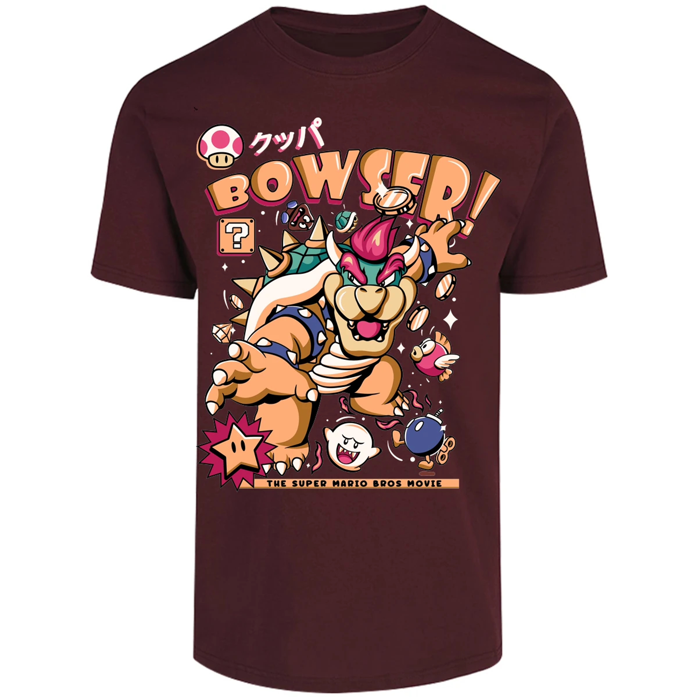 Playera Mario Bros Bowser Tee para Adulto 15