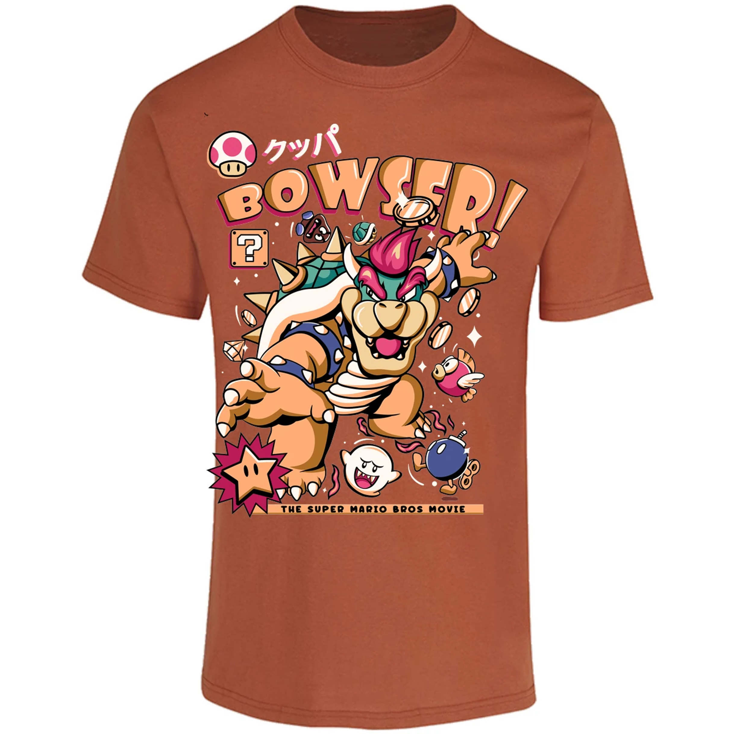 Playera Mario Bros Bowser Tee para Adulto 18
