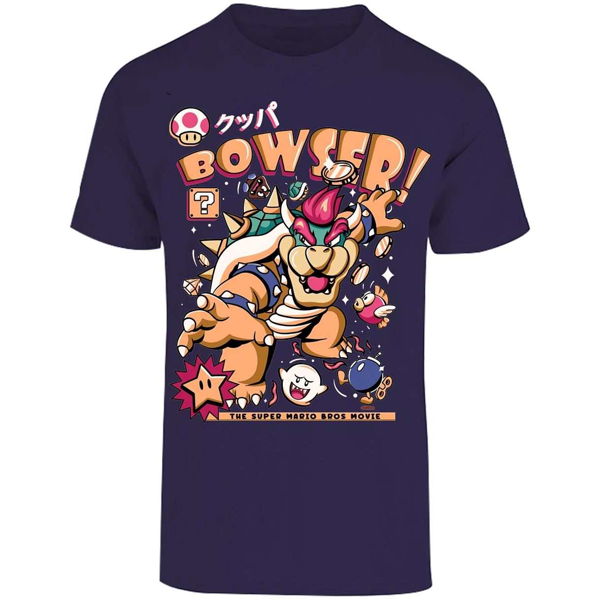 Playera Mario Bros Bowser Tee para Adulto 22