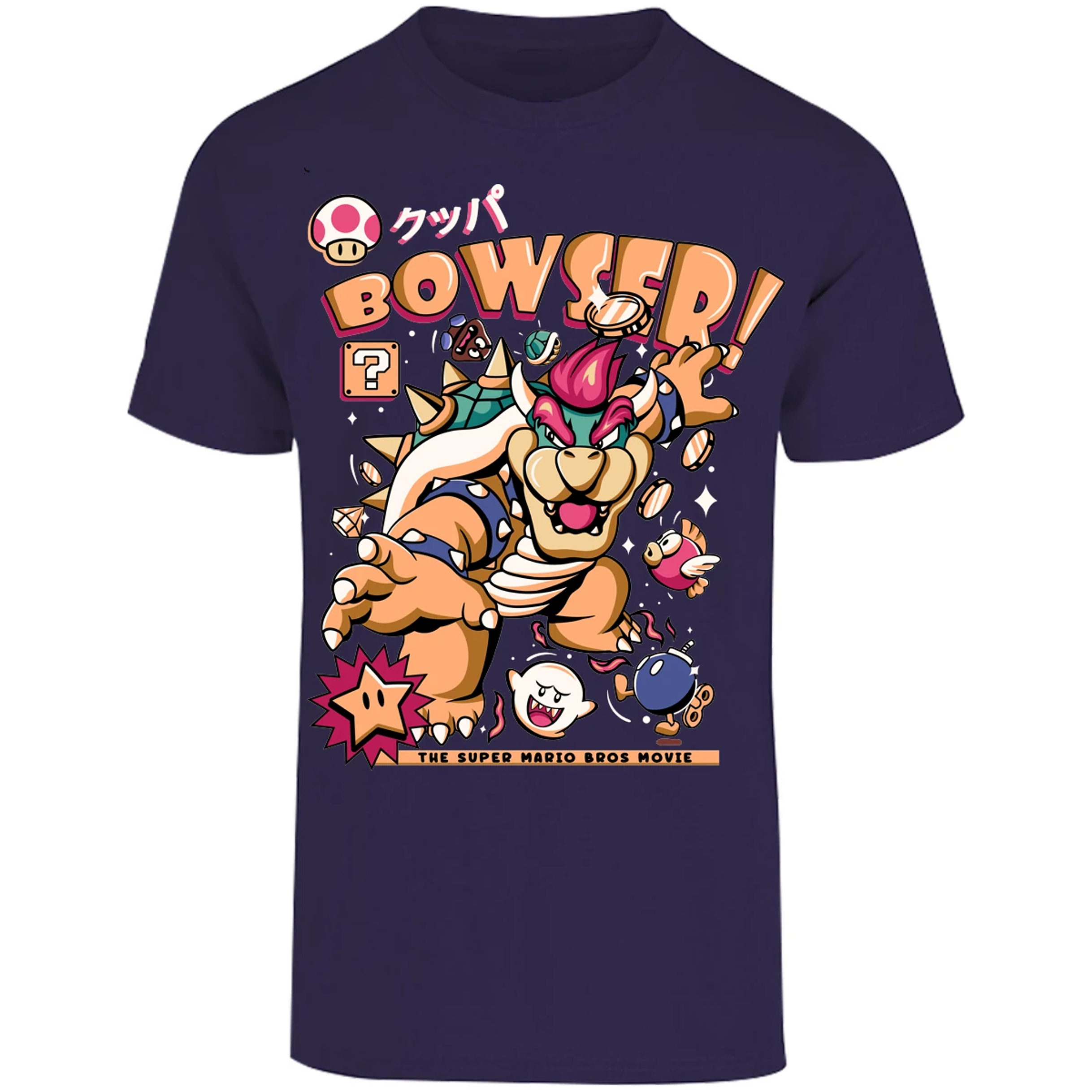 Playera Mario Bros Bowser Tee para Adulto 22