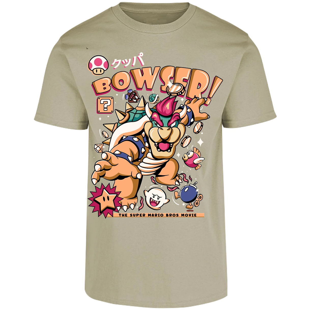 Playera Mario Bros Bowser Tee para Adulto 23