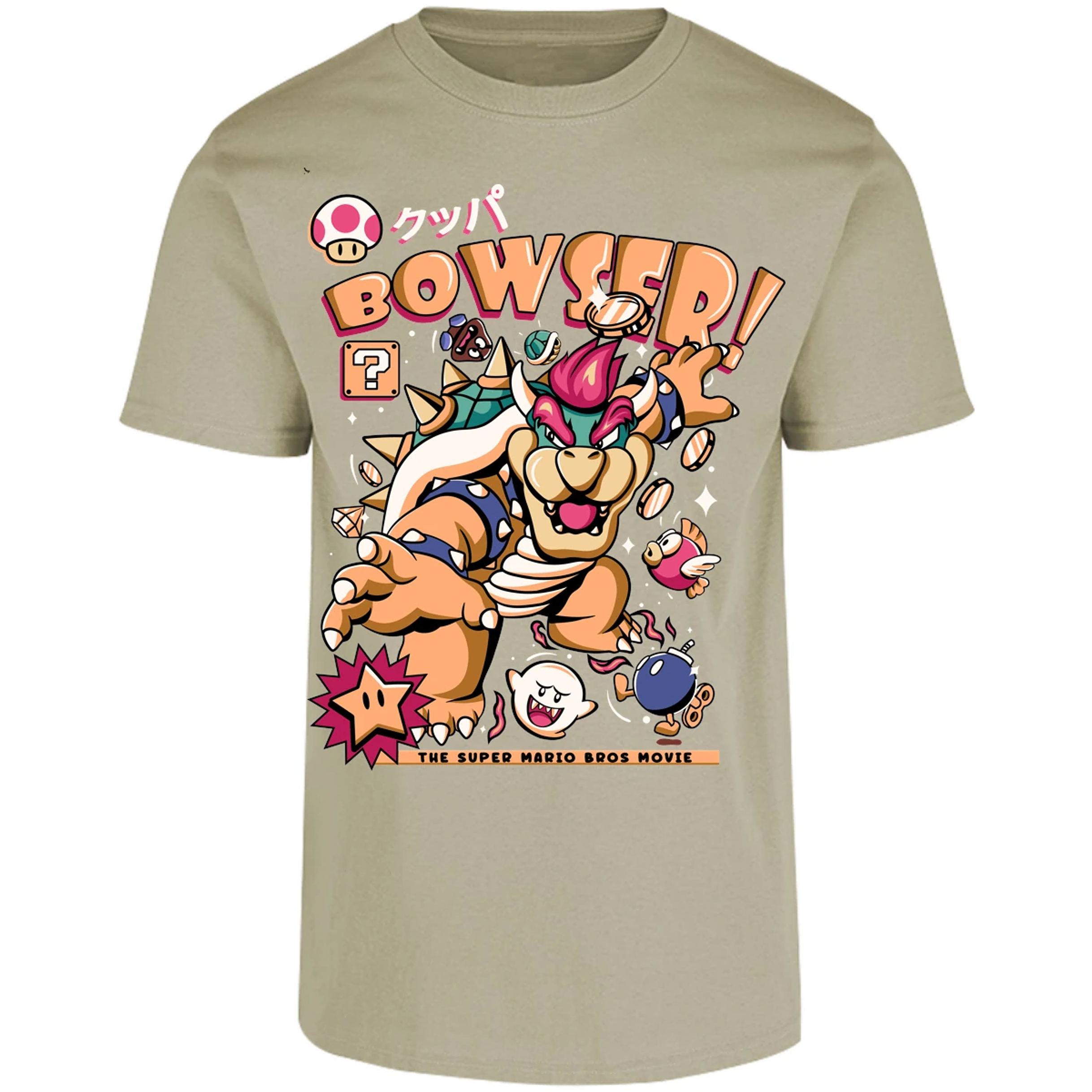 Playera Mario Bros Bowser Tee para Adulto 23