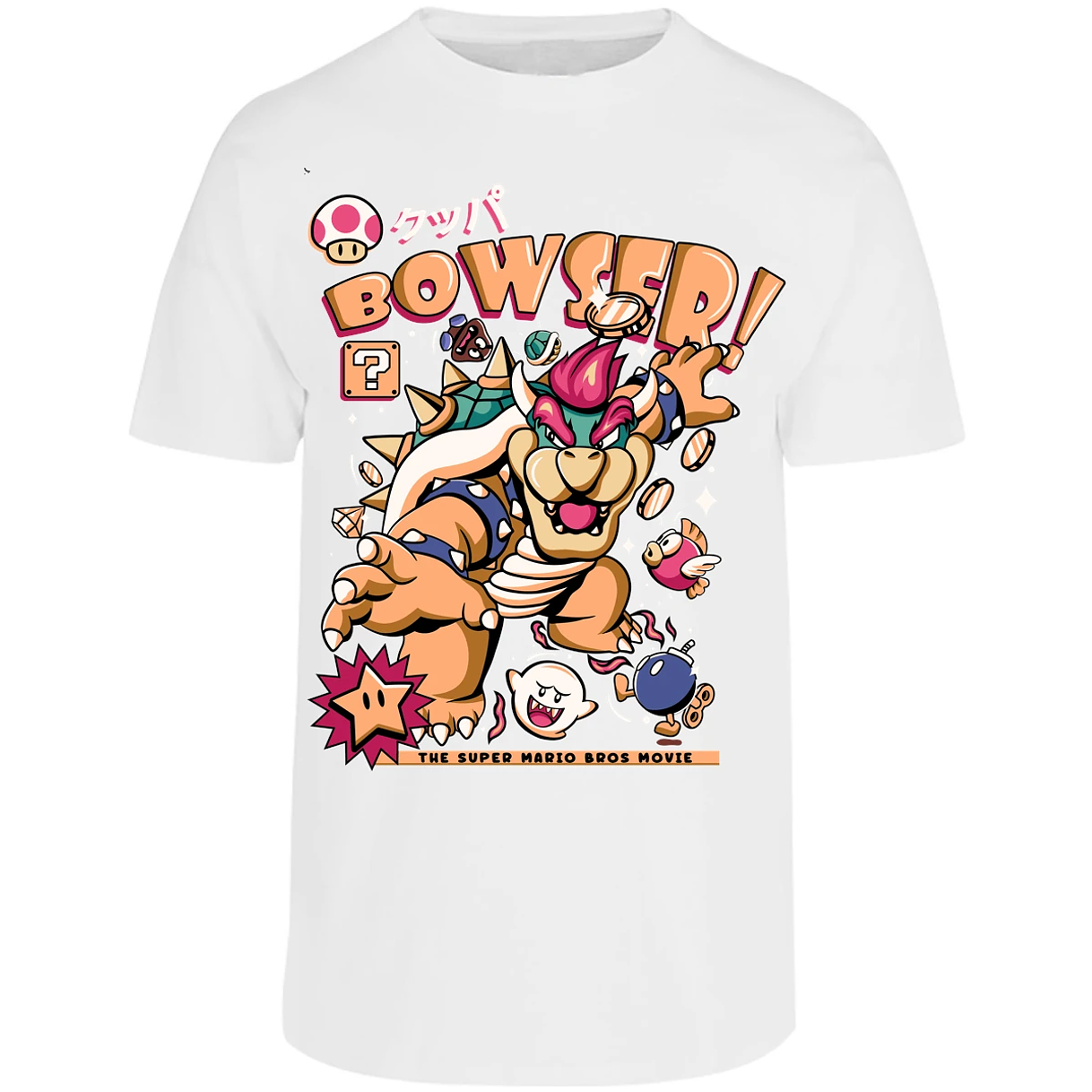 Playera Mario Bros Bowser Tee para Adulto 25