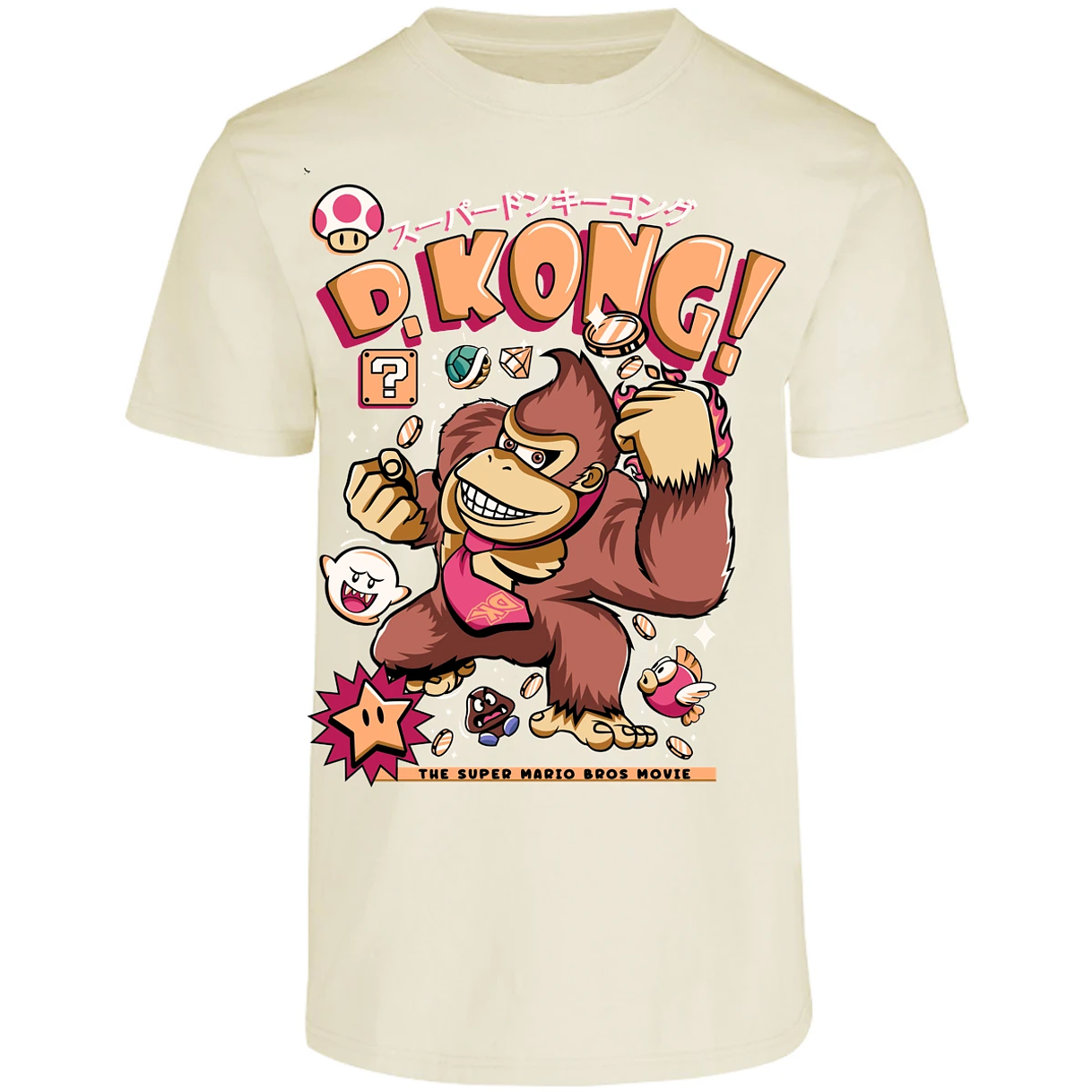 Playera Mario Bros Donkey Kong Tee para Adulto 8