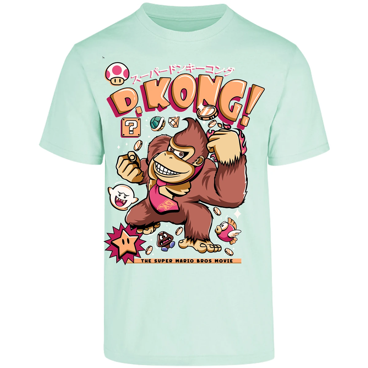 Playera Mario Bros Donkey Kong Tee para Adulto 15
