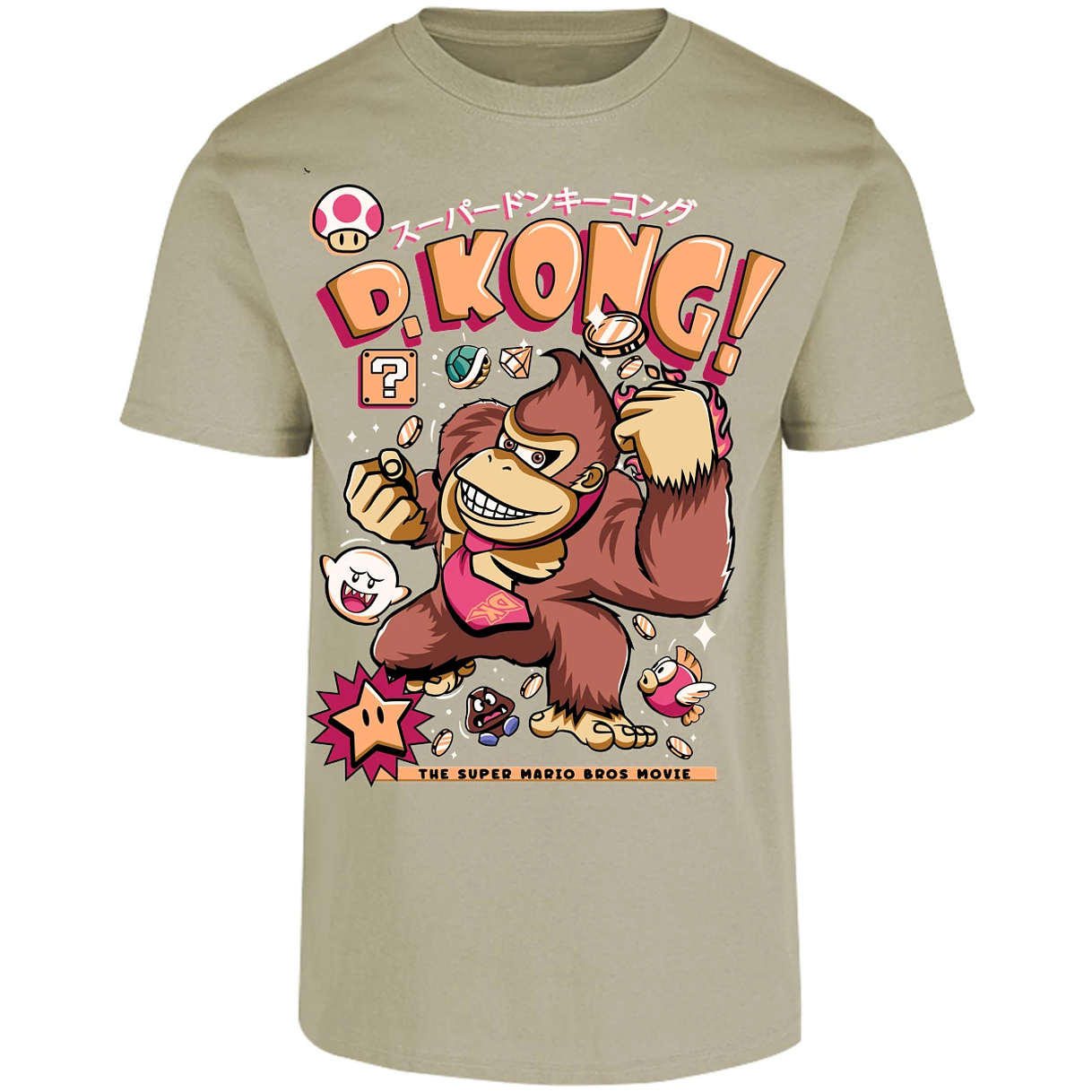 Playera Mario Bros Donkey Kong Tee para Adulto 11