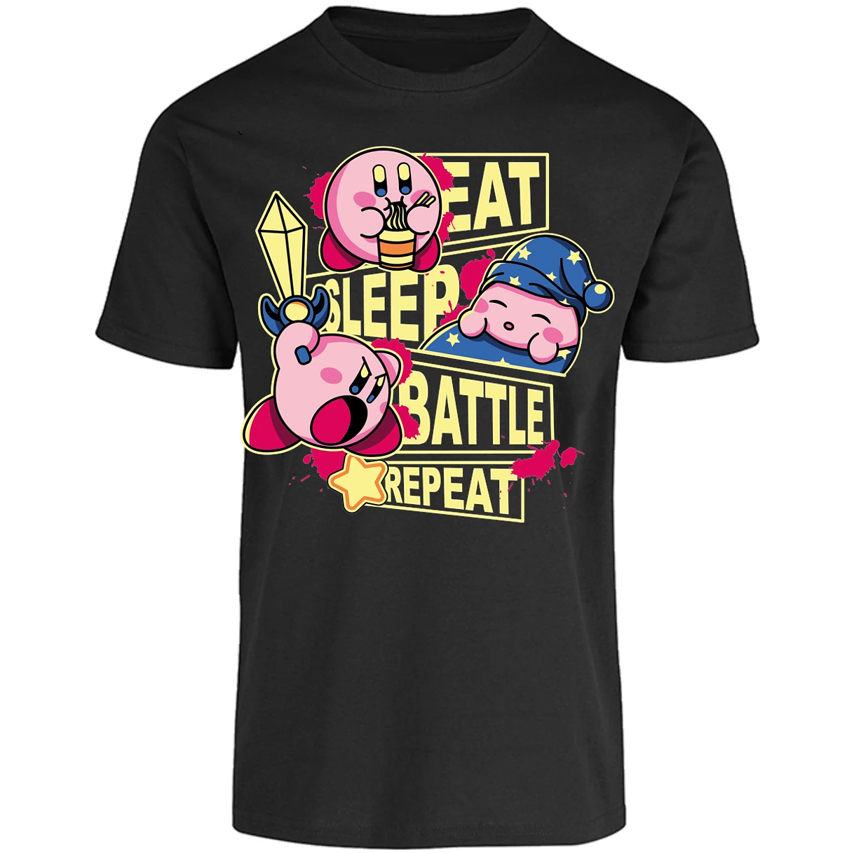 Playera Mario Bros Kirby para Adulto 8