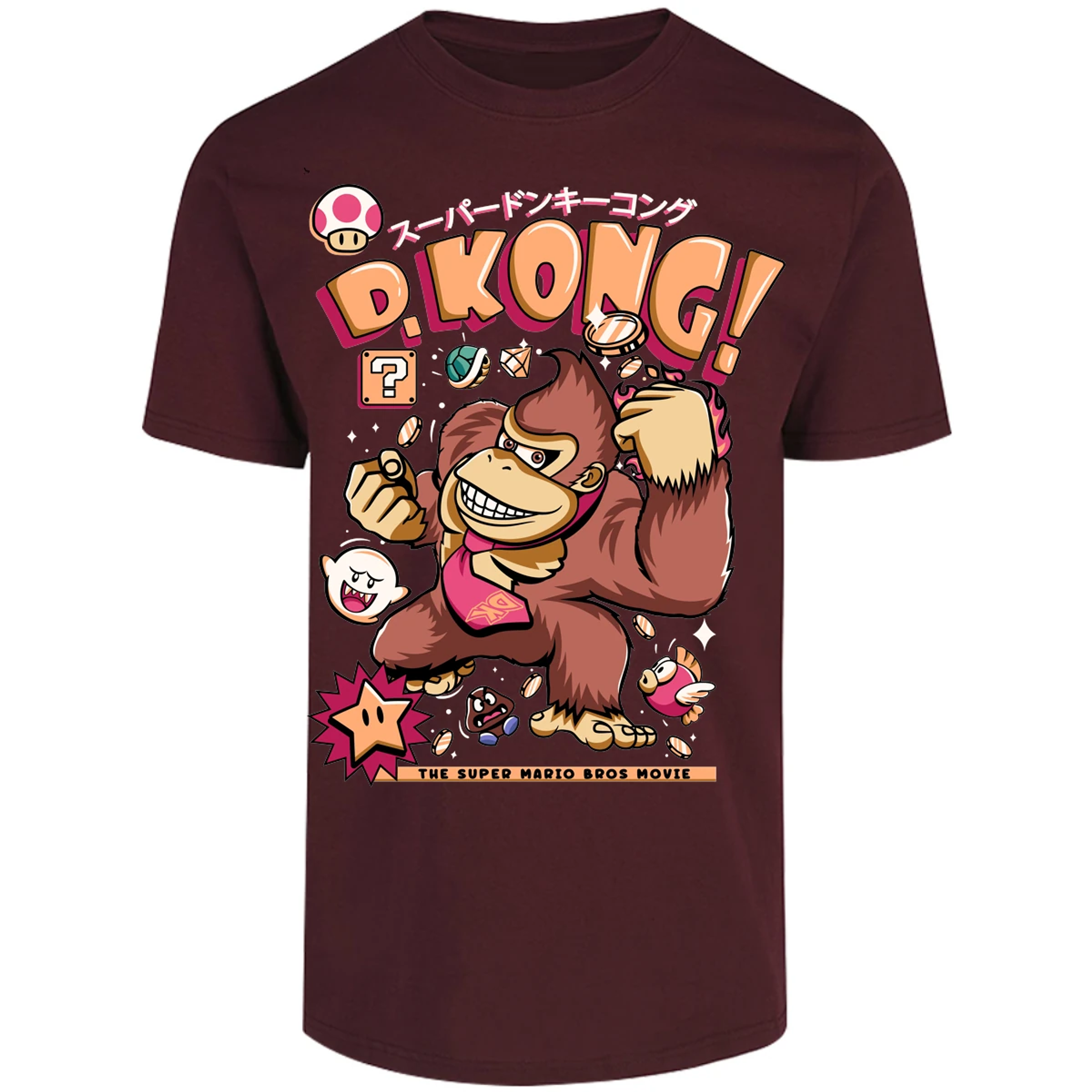 Playera Mario Bros Donkey Kong Tee para Adulto 2