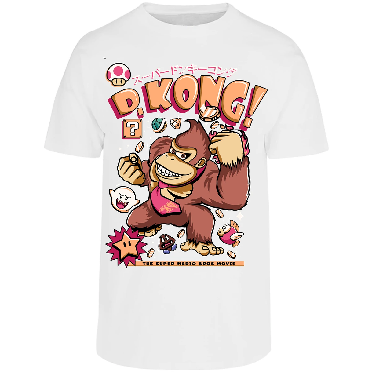 Playera Mario Bros Donkey Kong Tee para Adulto 10