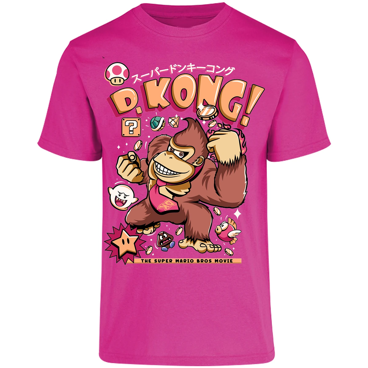 Playera Mario Bros Donkey Kong Tee para Adulto 5