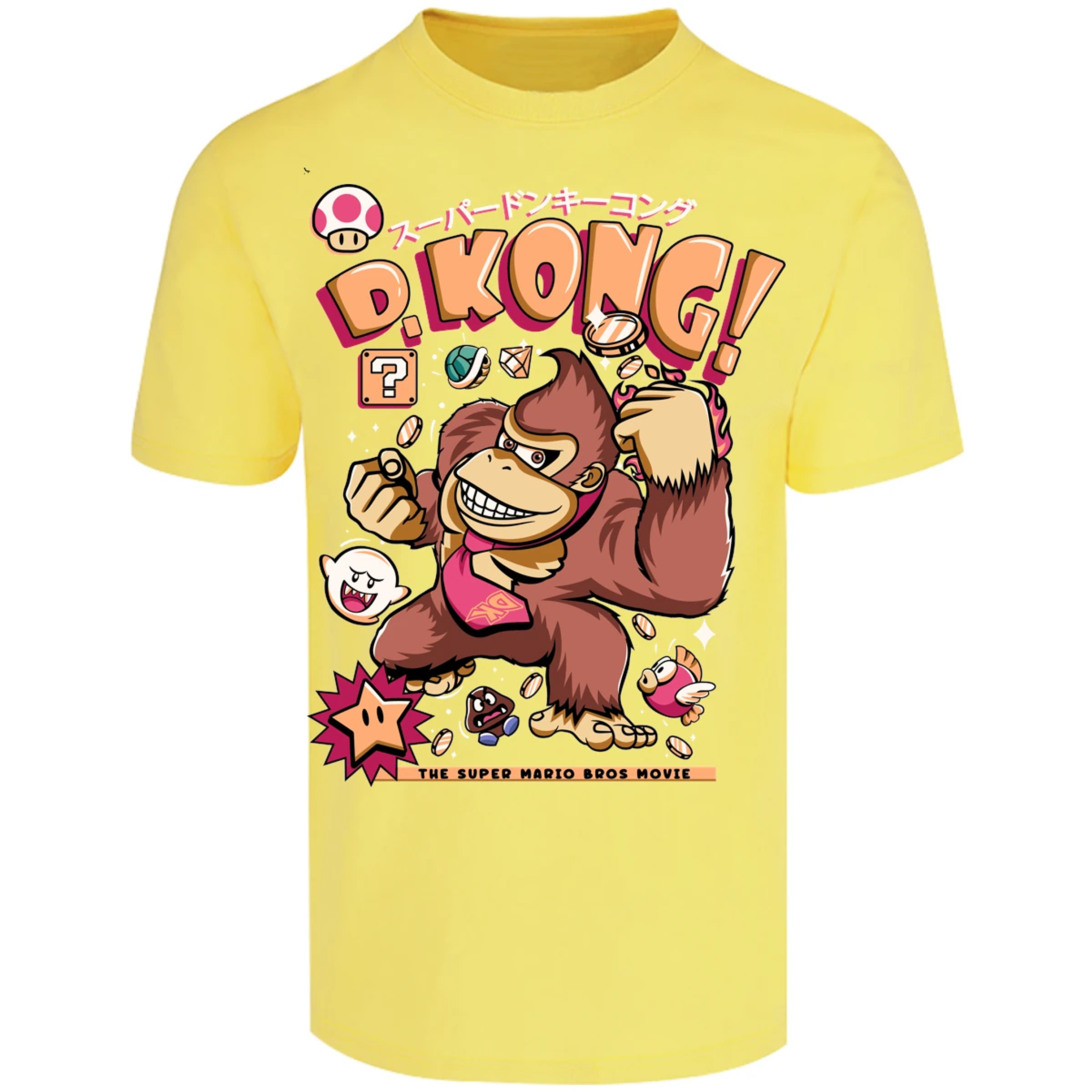 Playera Mario Bros Donkey Kong Tee para Adulto 12