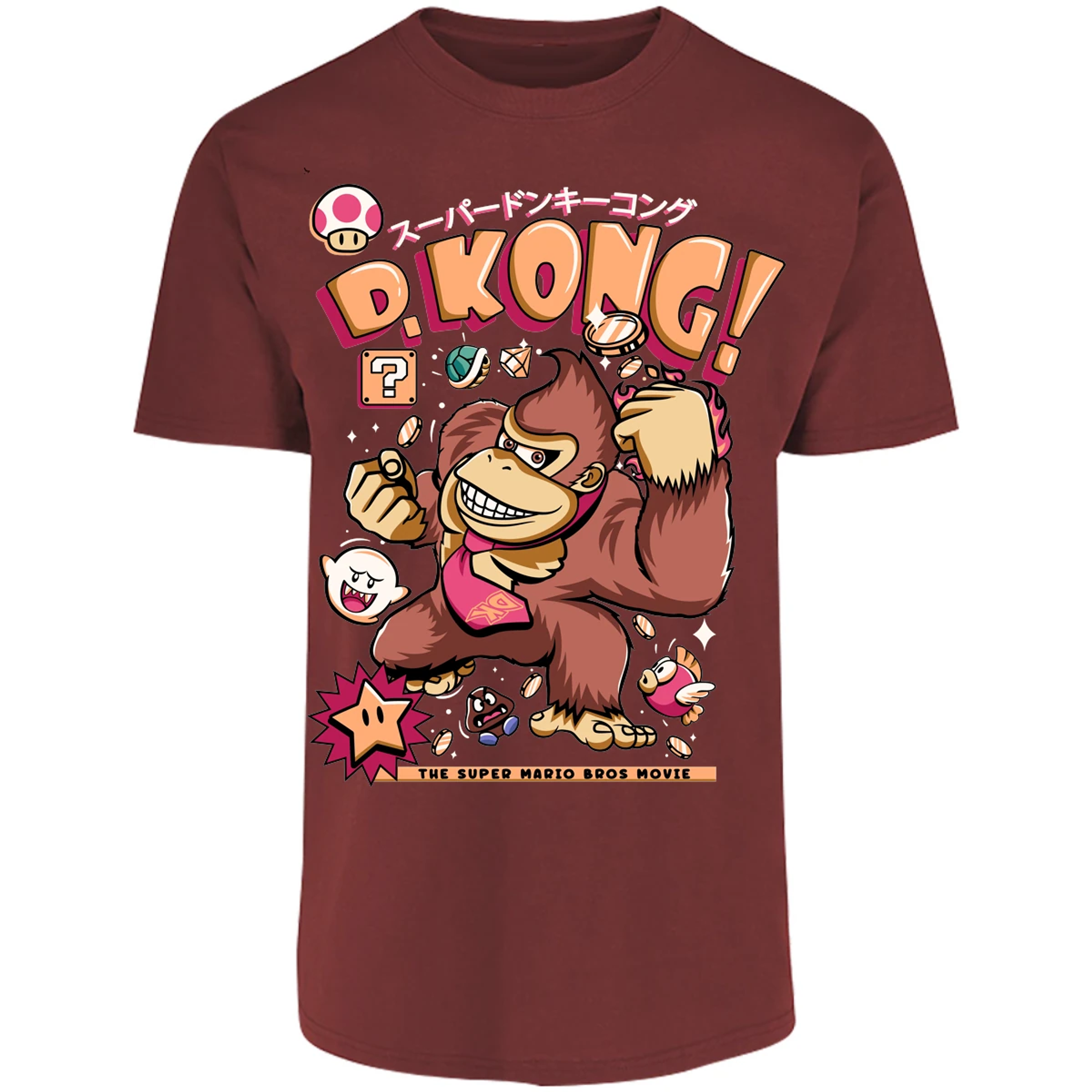 Playera Mario Bros Donkey Kong Tee para Adulto 13