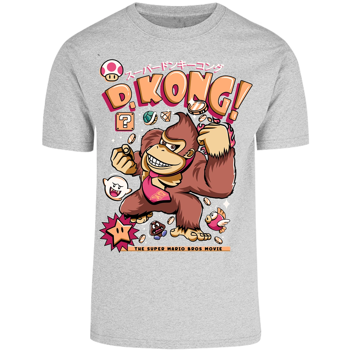 Playera Mario Bros Donkey Kong Tee para Adulto 14