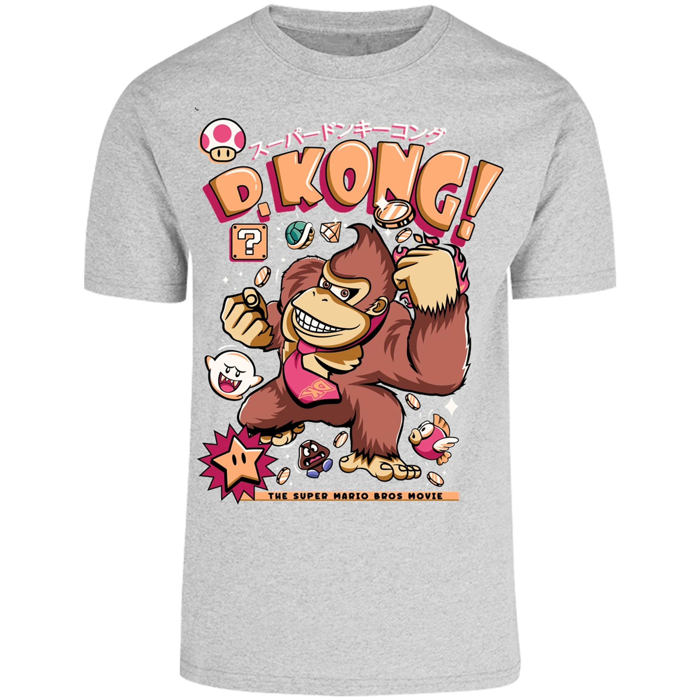 Playera Mario Bros Donkey Kong Tee para Adulto 14