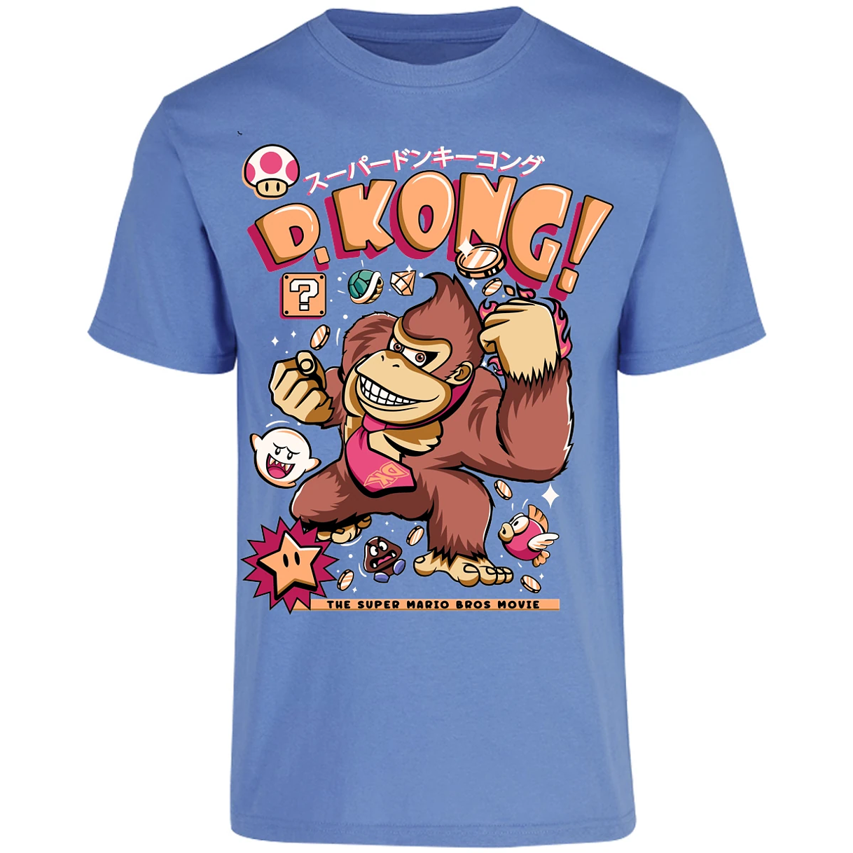 Playera Mario Bros Donkey Kong Tee para Adulto 16