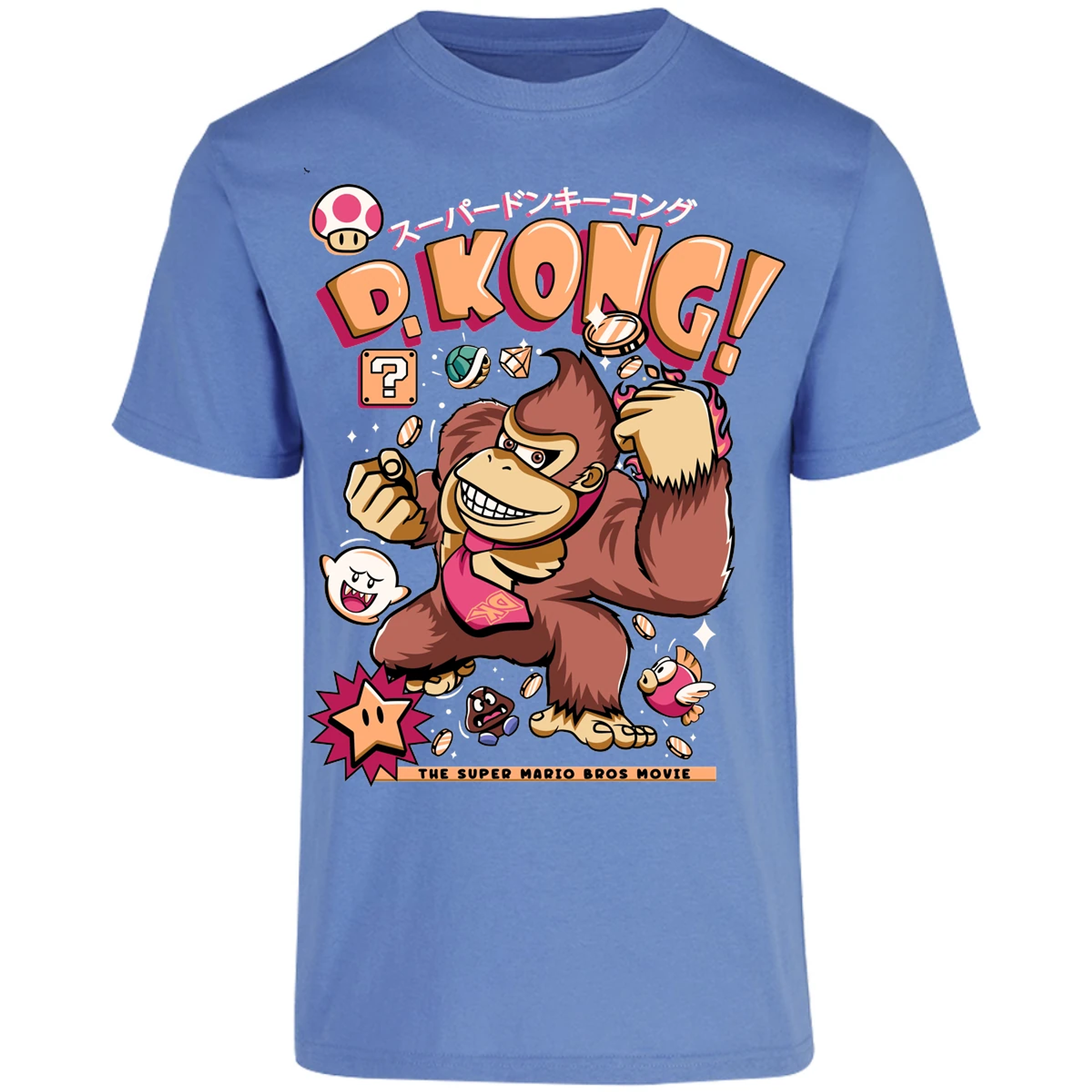 Playera Mario Bros Donkey Kong Tee para Adulto 16