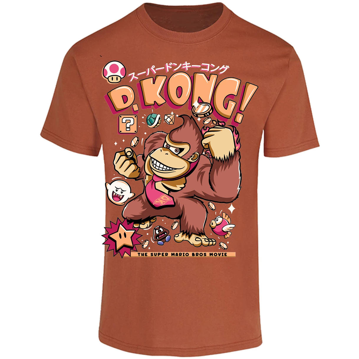 Playera Mario Bros Donkey Kong Tee para Adulto 17