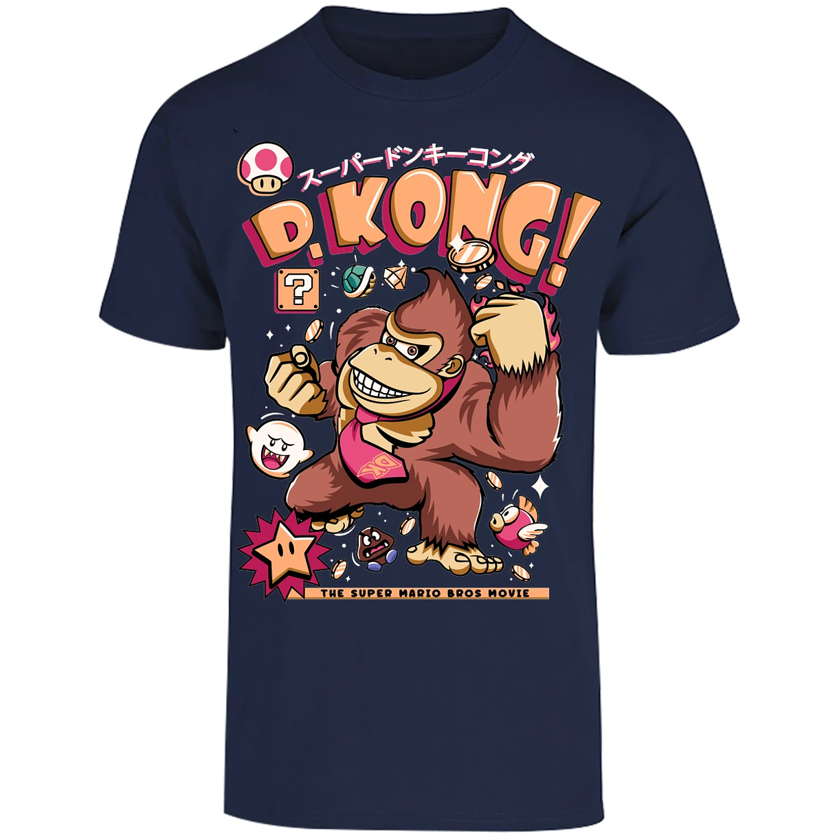 Playera Mario Bros Donkey Kong Tee para Adulto 18
