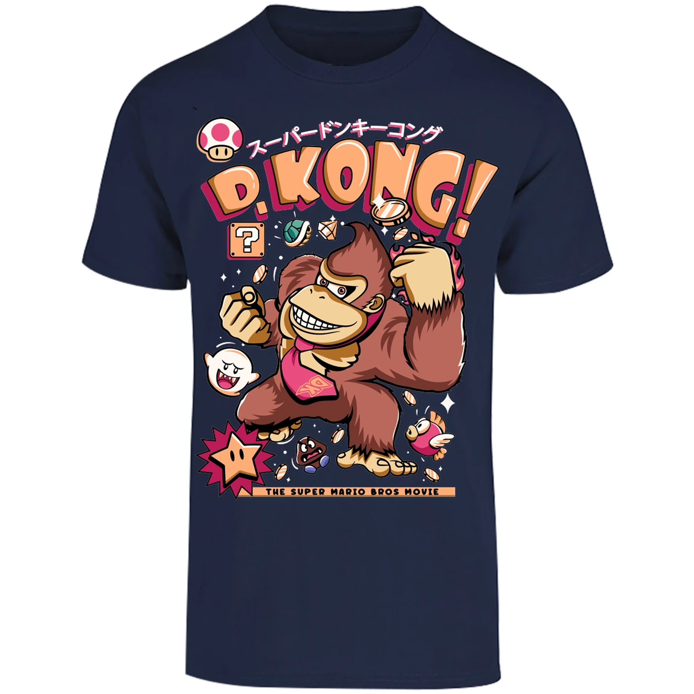 Playera Mario Bros Donkey Kong Tee para Adulto 18