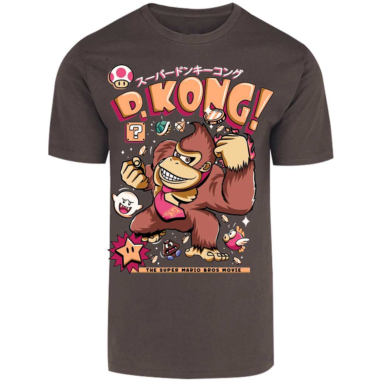 Playera Mario Bros Donkey Kong Tee para Adulto 19