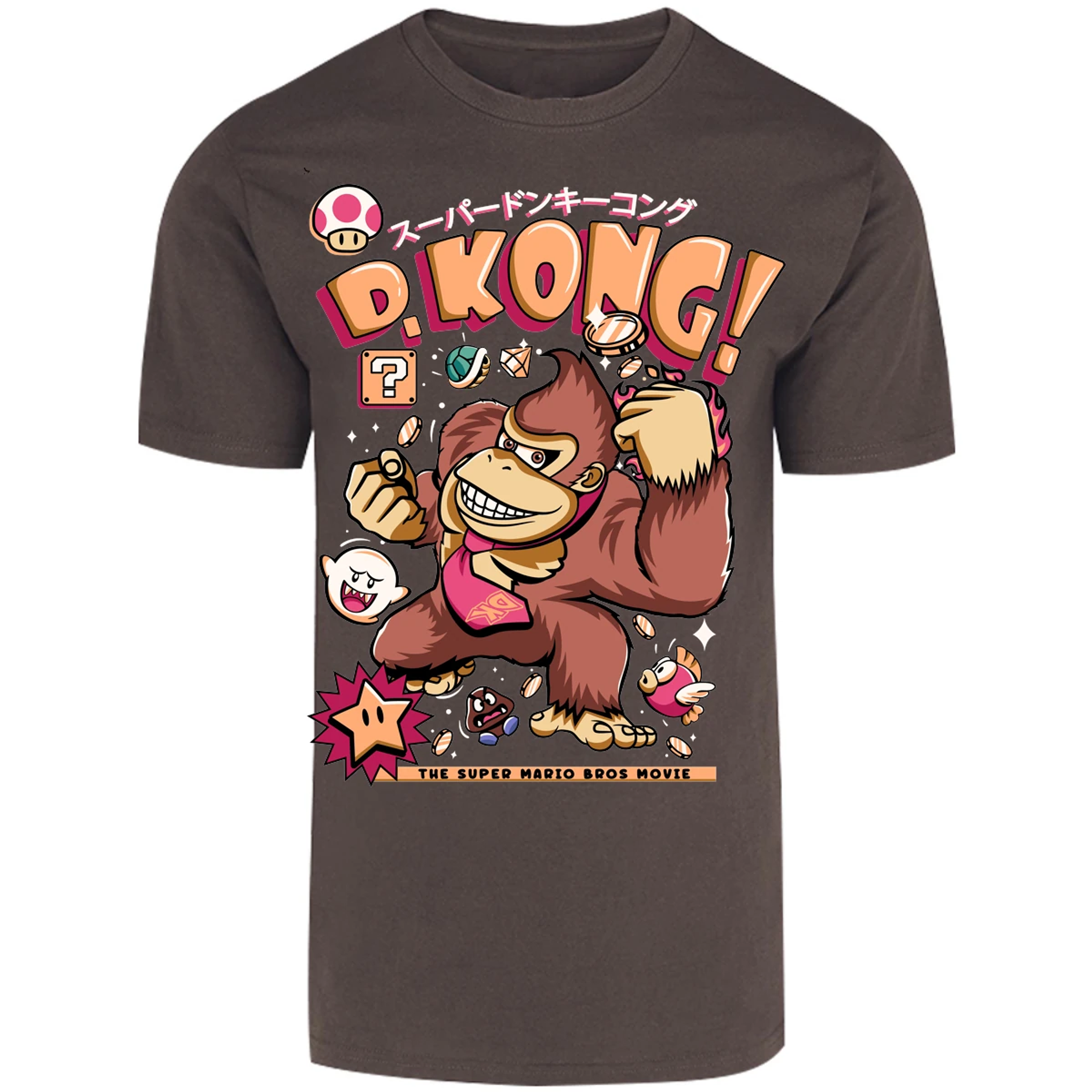 Playera Mario Bros Donkey Kong Tee para Adulto 19