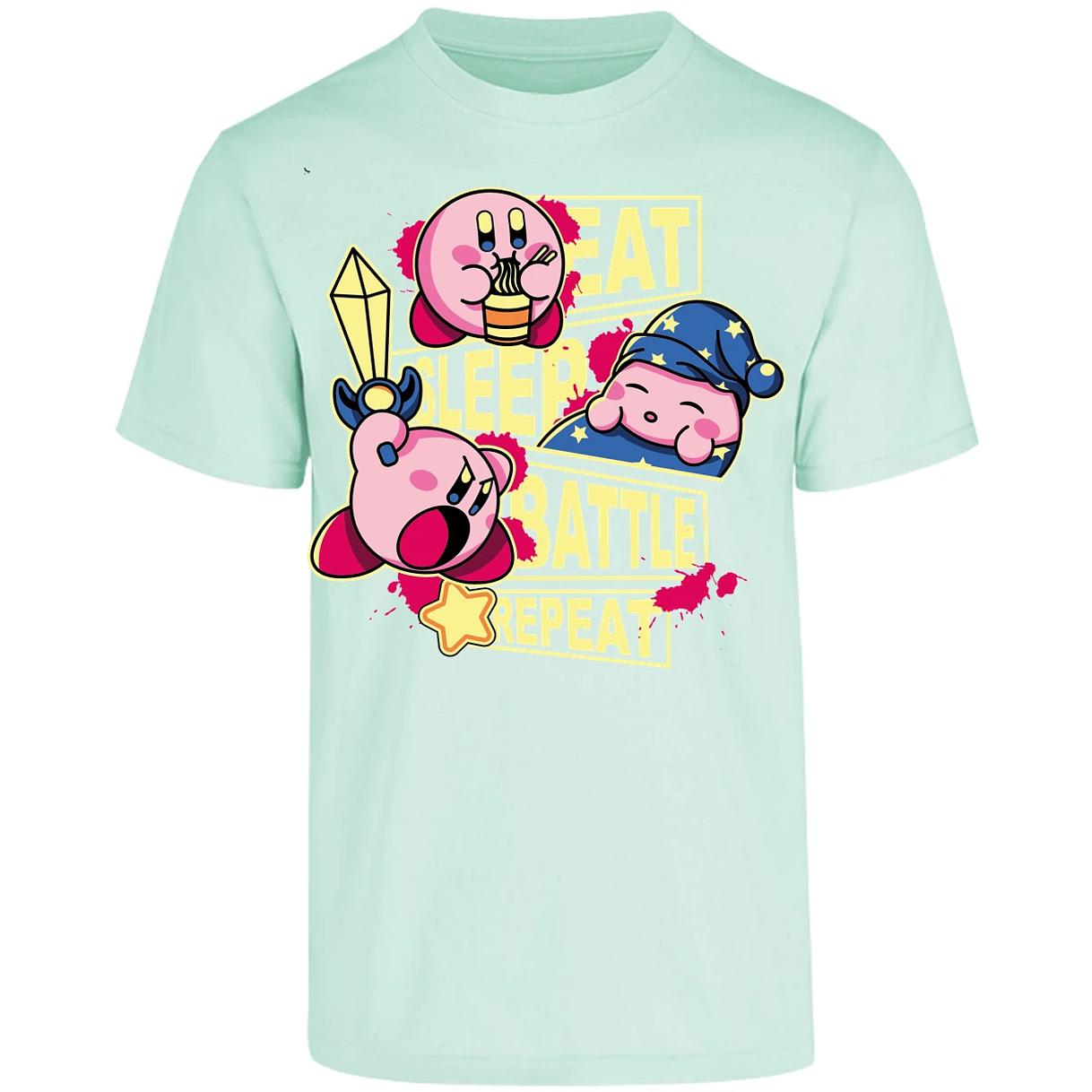 Playera Mario Bros Kirby para Adulto 22