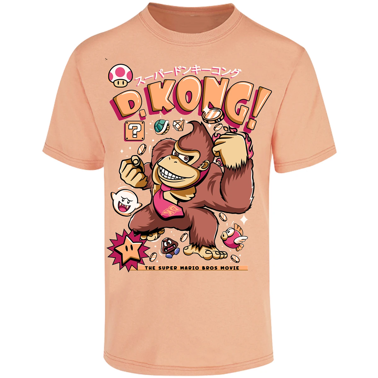 Playera Mario Bros Donkey Kong Tee para Adulto 21