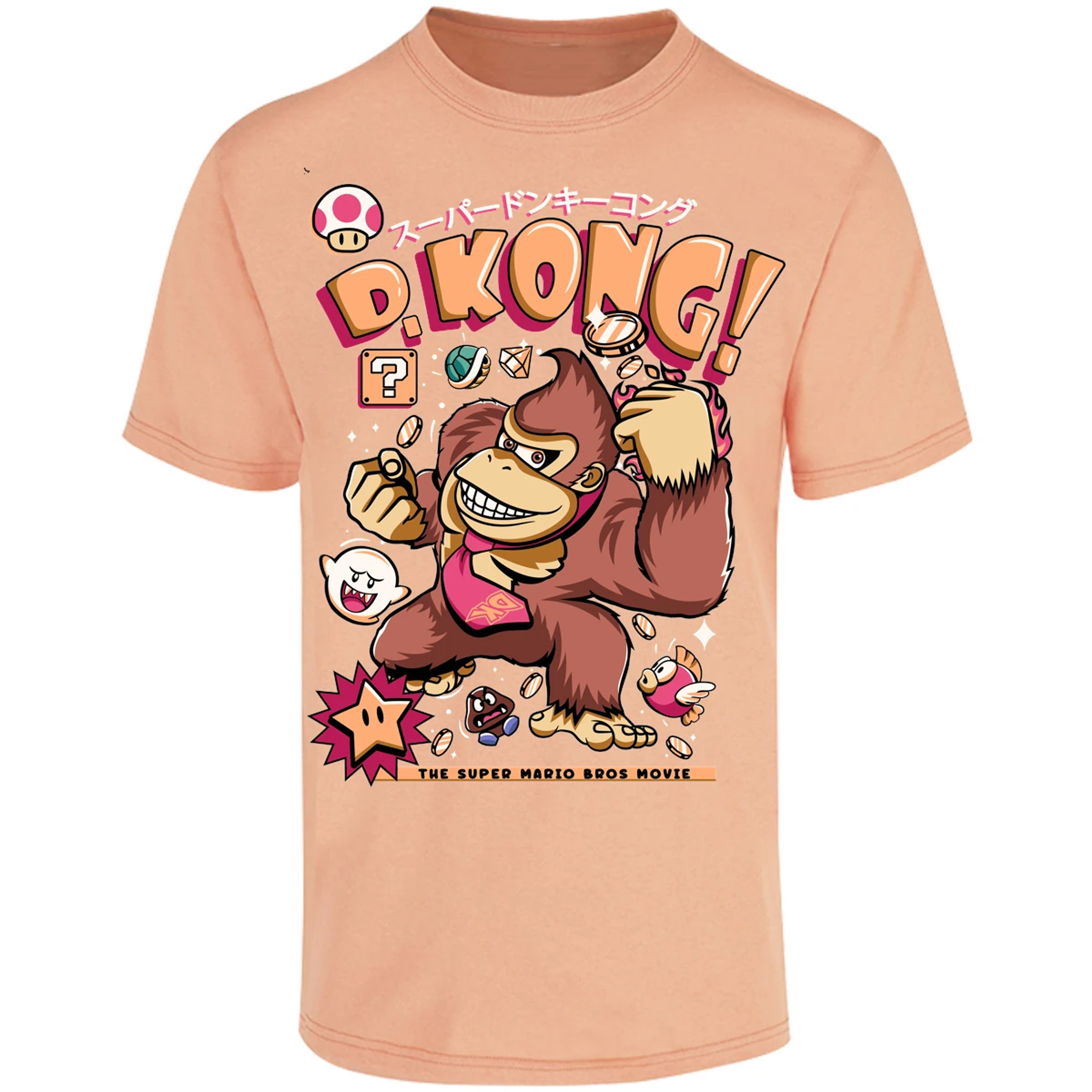 Playera Mario Bros Donkey Kong Tee para Adulto 21
