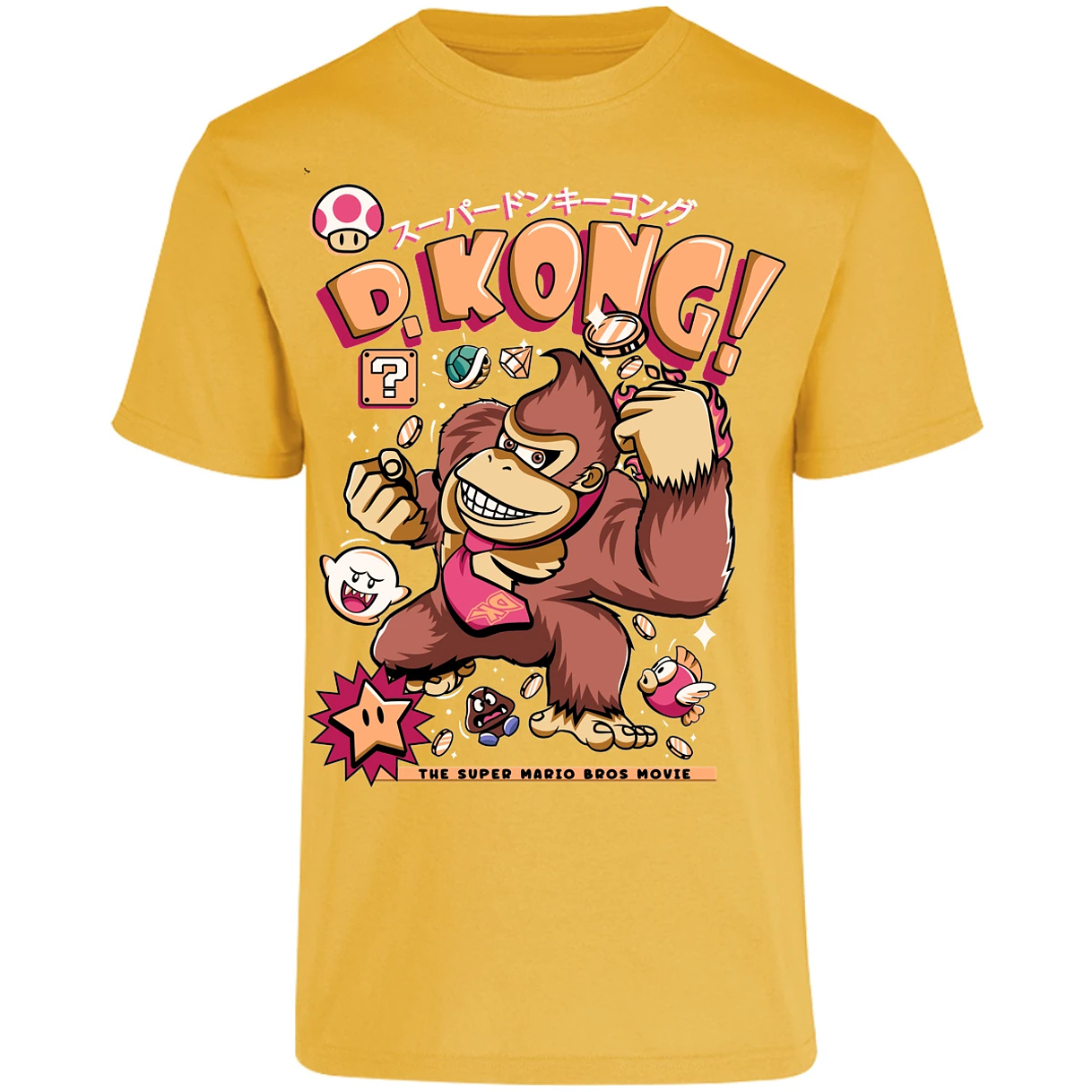 Playera Mario Bros Donkey Kong Tee para Adulto 22